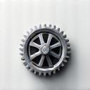 Icono de engranaje que simboliza calidad y precisión